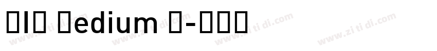 DIN Medium 2字体转换